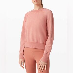 Lululemon Ready to Roll Crew *Dye Acid Rubber Dye Rustic Coral size 10-12?